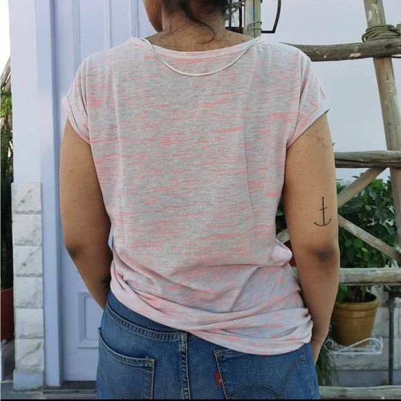 Neon T-shirt with embellished skull - Picture 3 of 3